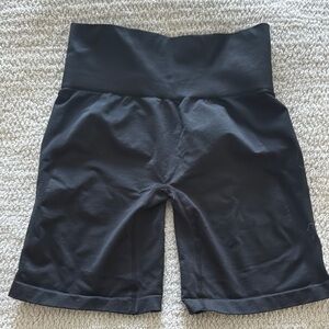 Women's Black High-Waisted Shorts